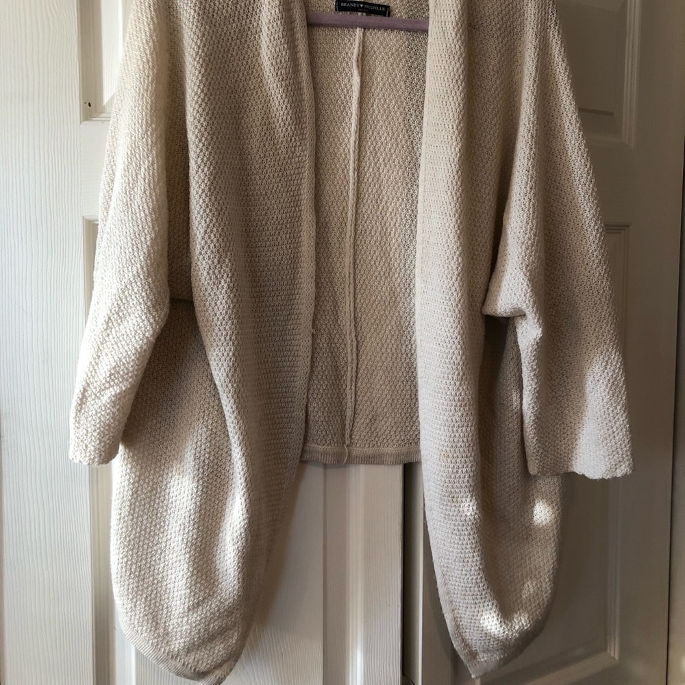 Brandy Melville White Cardigan